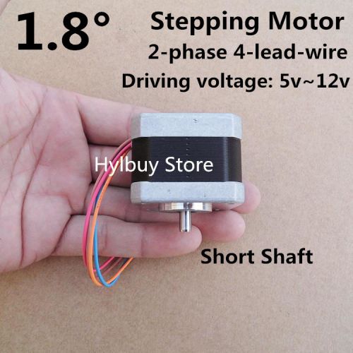 stepper motor Nema17 shaft for 5mm GT2 pulley RepRap CNC MakerBot Delta 12v 5v