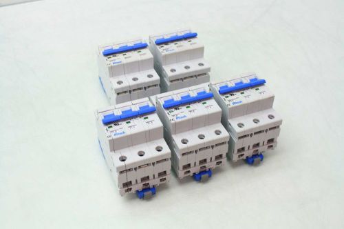 Lot of 5 altech circuit breakers / 3 pole / 10ka / d4 / d30 / d50 for sale