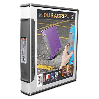 DuraGrip Binders, 1&#034; Capacity, White 31583B06C