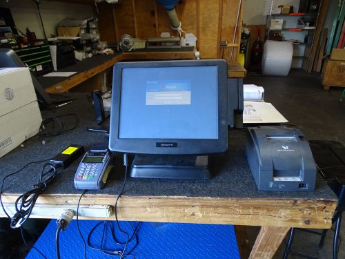 Squirrel Posiflex KS-6615Z POS Touchscreen Terminal Epson Printer Verifone VX510