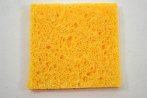 Yellow soldering iron tip welding cleaning sponge for hakko 936 60 millimeter 3 for sale