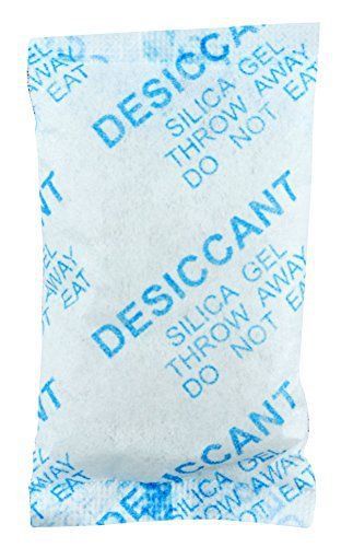 Silica Gel Desiccants 1 1/2 x 3 1/4ines - 25 Silica Gel Packets of 10 Grams Each