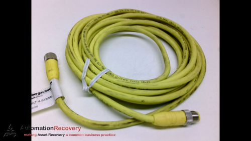 LUMBERG AUTOMATION RST 4-RKT 4-643/5M CORDSET 4 POLE MALE/FEMALE 5M, NEW*