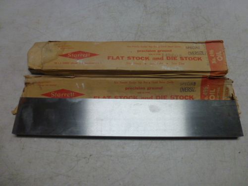 LOT of STARRETT 496 OIL HARDENING PRECISION GROUND FLAT STOCK, 3/4&#034; X 3&#034; X 18&#034;