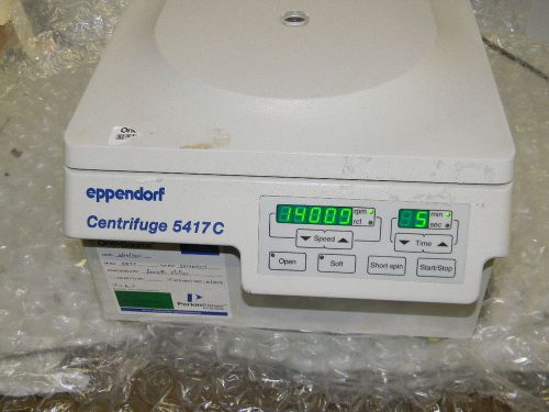 Eppendorf Centrifuge 5417C, W FA 45-30-11 and A-12-11 Rotors, and Accessories