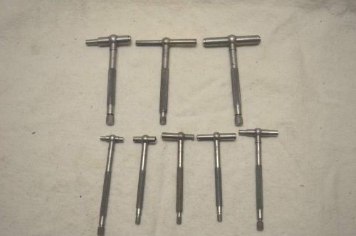 L.S. Starrett 579 Telescoping Gage (Guage) Small Hole Bore 8 Piece Set