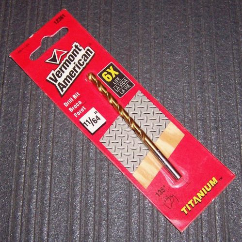 Vermont american 12361 - 11/64&#034;  titanium drill bit for sale