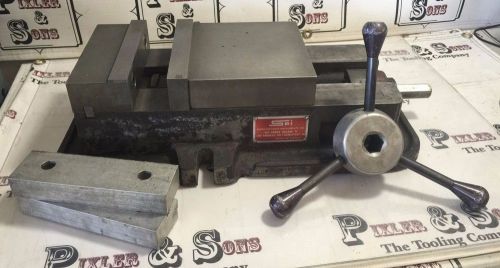 SPI 6&#034; MILL MILLING MACHINE VISE W/ SPEED HANDLE FOR BRIDGEPORT - WEBB - LAGUN