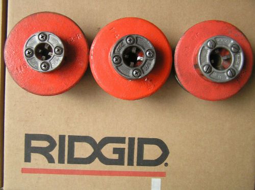 RIDGID DIE HEADS 12R 1/8&#034; 1/4&#034; &amp; 3/8&#034;