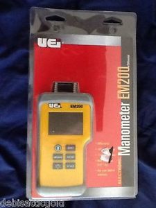 UEi EM200 EM-200 Electronic Manometer w/differential New NIB Free Shipping