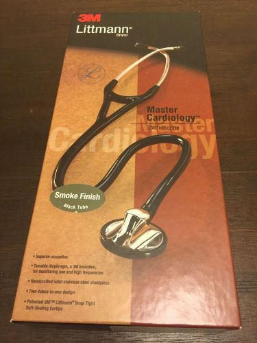 3M Littmann master cardiology stethoscope 27 in Smoke Finish