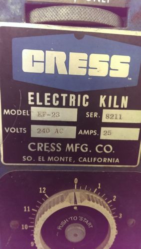 Cress Model EF- 23 Electric Kiln, US $18756 – Picture 1