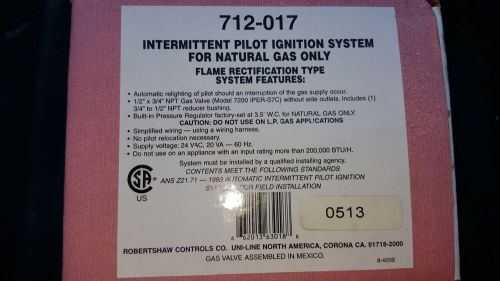 Robertshaw Uni-Line 712 Series Pilot Ignition System