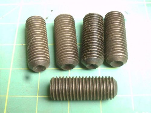 SOCKET HEAD SET SCREWS CUP POINT 3/4-10 X 2 QTY 5 #59778