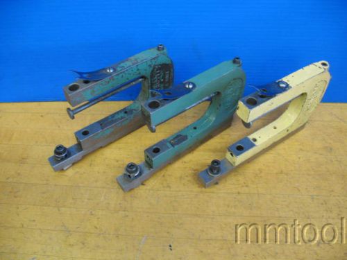 ~3~ STRIPPIT &#034;C&#034; UNIT PUNCH + DIE HOLDER FRAMES PRESS BRAKE