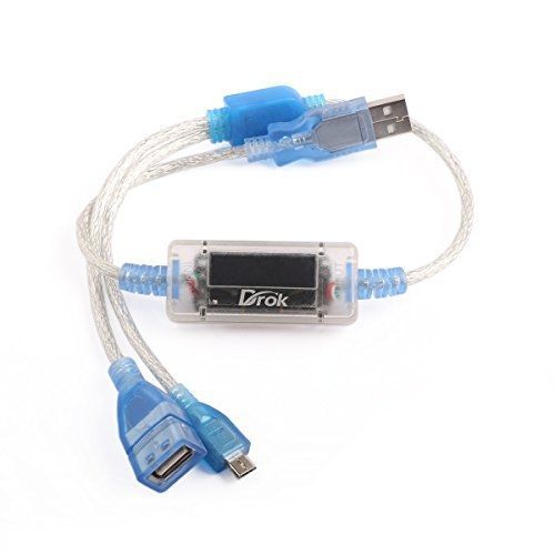DROK? 20? USB Cables Digital Multimeter, DC Voltmeter Ammeter Watt Capacitance