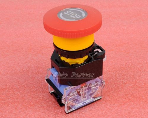 Emergency Stop Switch Push Button Mushroom 22mm