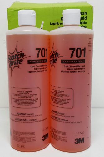 New Scotch Brite 701 Liquid Degreaser Griddle Liquid Cleaner 2 QUARTS