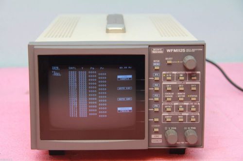 TEKTRONIX WFM1125 HDTV WAVEFORM MONITOR W/ OPTION: OC