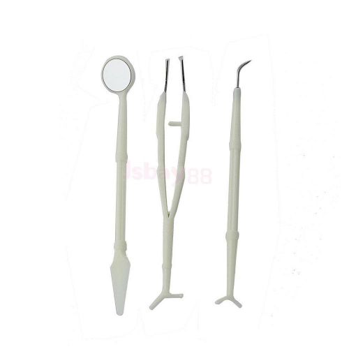 Dental Tartar Calculus Plaque Remover Tooth Scraper Mirror Scaler Plier Kit