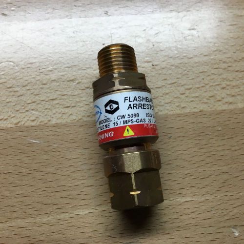 Cronatron Lawson CW5098 Acetylene Flashback Arrestor NEW