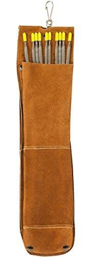 Steiner 92190 Rod Bag Holder, Weld-Rite Premium Split Cowhide, Brown, 3-1/2&#034; x