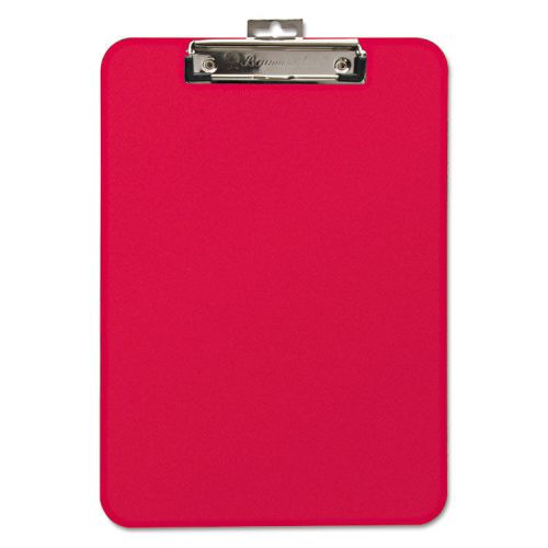 Unbreakable recycled clipboard, 1/4 capacity, 8 1/2 x 11, red for sale
