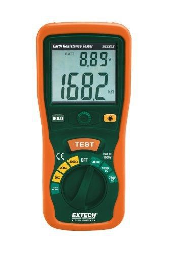 Extech 382252 Earth Ground Resistance Tester Kit