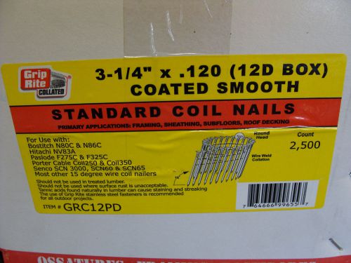 3-1/4&#034; COIL NAIL GRC12PD