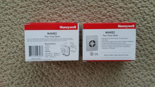 **NEW** Lot of 12x Honeywell Wave2 Two-Tone Alarm Sirens - NIB - FREE SHIPPING