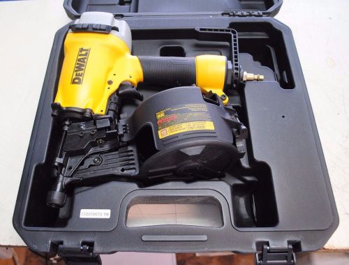 NEW!! DeWalt DW66C-1 Pneumatic 15° Coil Siding &amp; Fencing Nailer Nail Gun