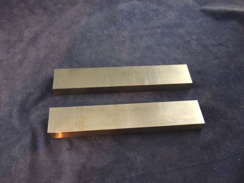 Set of 2 Anton Machine Tool Parallel Bars 1-1/2&#034; X 5/8&#034; X 8&#034;