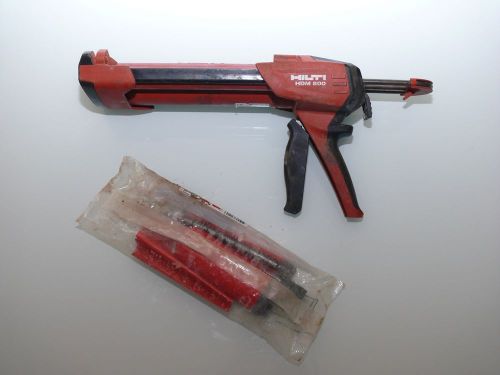 Hilti HDM 500 Adhesive Dispenser w/  Refill and Manual