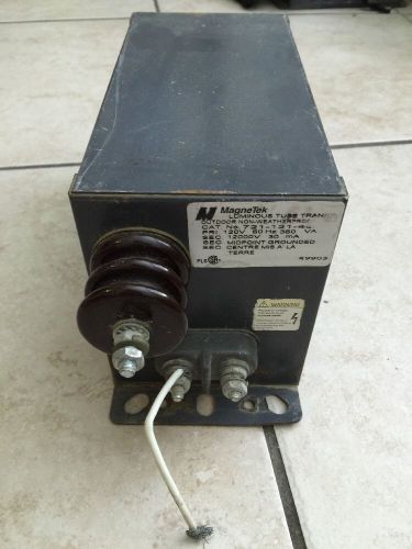 MagneTek 12000v/ 30mA Luminous Tube Transformer 120v 60hz 360va Midpoint Ground