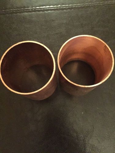 Copper couplings  2&#034; size 2pc for sale