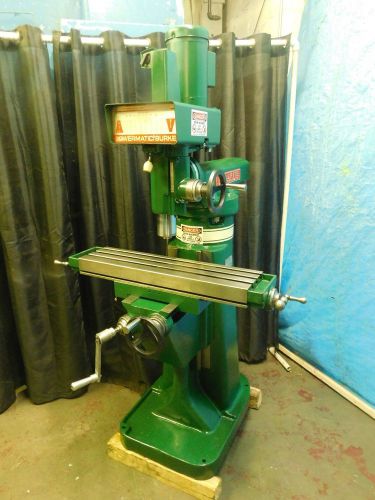 Powermatic /millrite &#034;bridgeport type&#034; milling machine 115/230 v,1ph excellent ! for sale