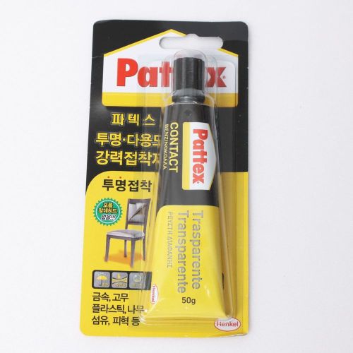 Henkel Pattex Multi Purpose Contact Adhesive Transparent Glue 50ml Repair Strong