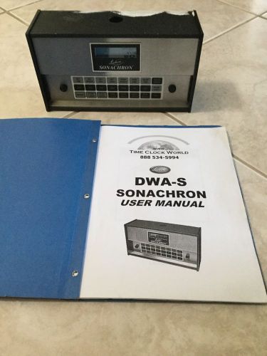 Sonachron Programmable Signal Control-Program Timer for Break Bell or Buzzer-DWA