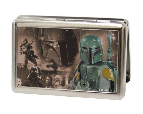 Star Wars Boba Fett &#034;Follow me Friend&#034; Large Business Card Holder