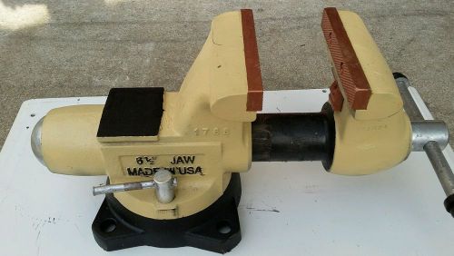 WILTON TOOL VISE No. 1765.  6 1/2&#034; Jaw 360 degree swivel Heavy Duty 60,000 PSI B