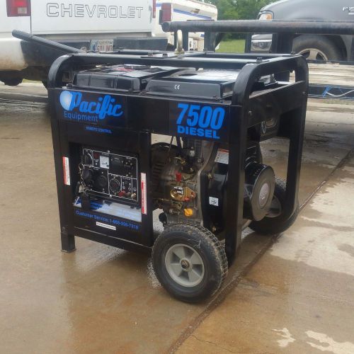 Pacific equipment model pg-7500-d - diesel commercial heavy duty generator for sale