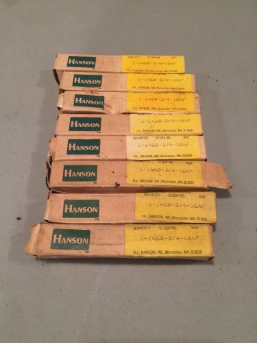 (8) Hanson 1-1460-3/4-16NF Tap Lot Of 8