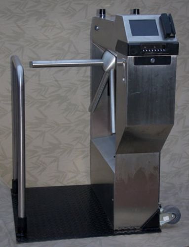 Alvarado Waist High Turnstile, EDC-4X-L, Stainless Steel, Access Control