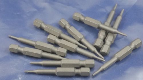 NEW Qualtool (11 pieces) Hex Insert Bits 1/16&#034; x 2&#034;, 1/4&#034; Drive 70-H1 -Expedited