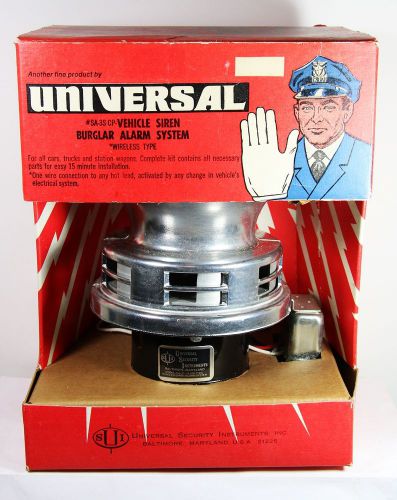 SA-3SC- 12-Volt Vehicle / Rat Rod Siren/ Universal Security Instruments, NEW