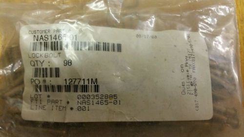 Bag of 98/ nas1465-01, lockbolt pins for sale