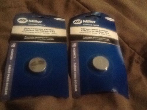 Miller Battery Welding Helmet Batteries CR2450 217043 GENUINE PARTS 2 pack