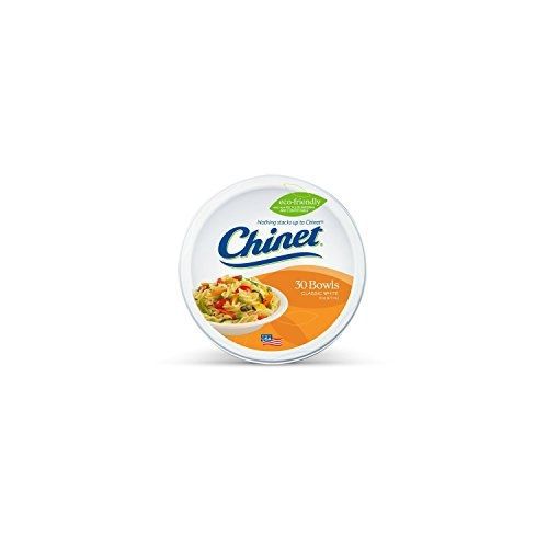 Chinet Classic White Large Bowls, 30 Count