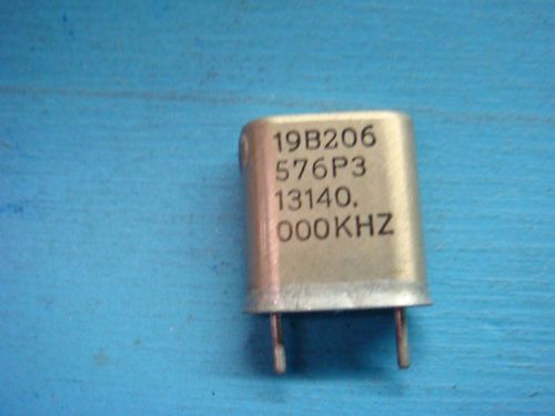 (1) GE 19B206576P3 13140.000KHz VHF LO-BAND CRYSTAL OSCILLATOR VINTAGE AUDIO