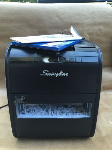 Swingline Paper Shredder, Stack-and-Shred 60X Auto Feed, Cross-Cut, 60 Sheets